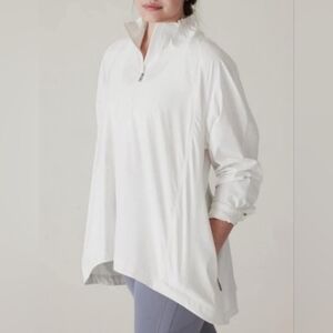 Athleta-like new white jacket
